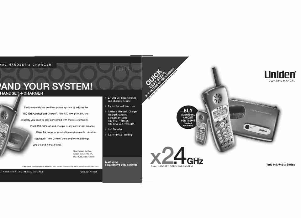 Uniden Cordless Telephone TRU 440-2 Series-page_pdf